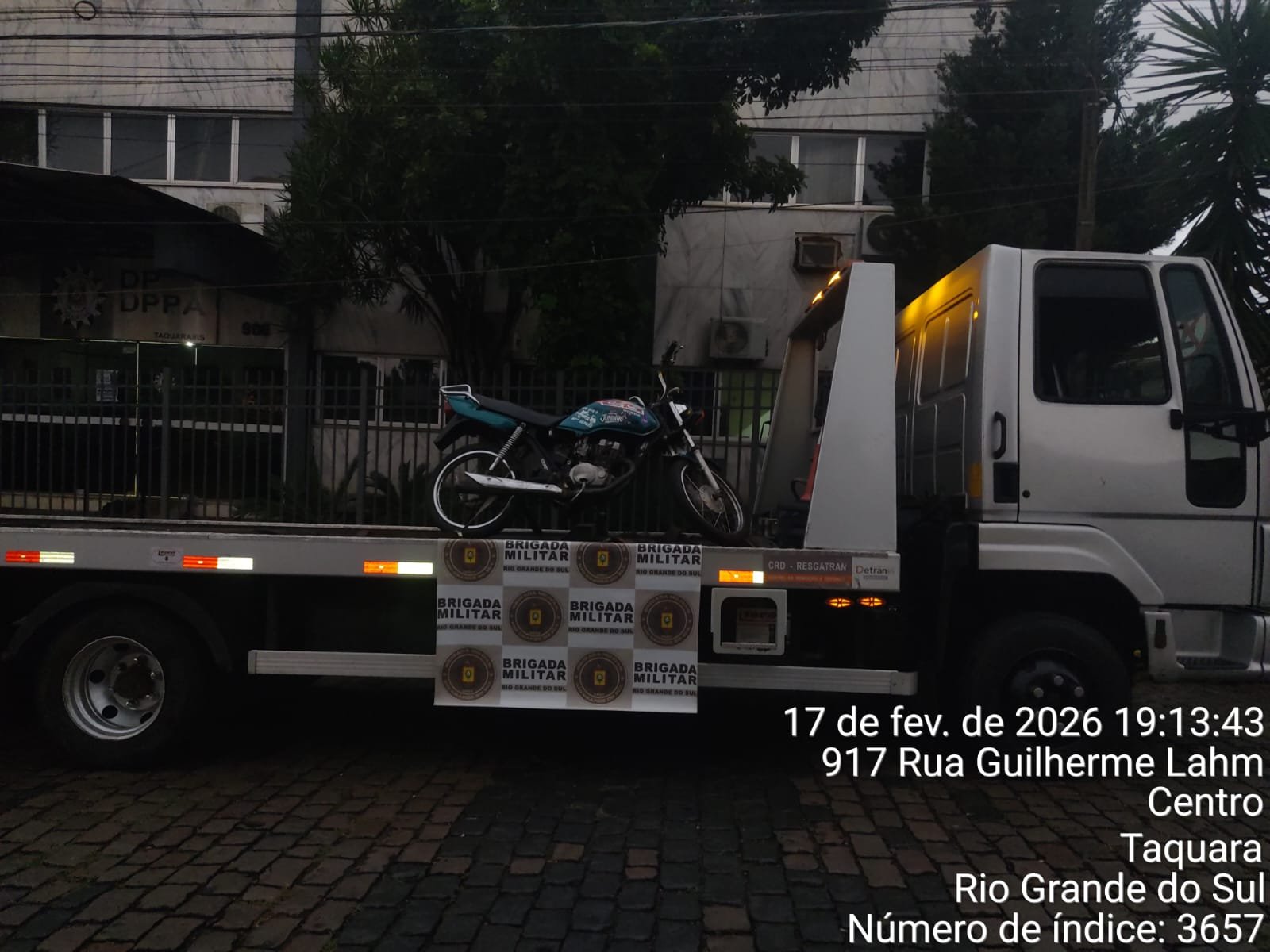 Homem &eacute; preso por furto de motocicleta em Taquara