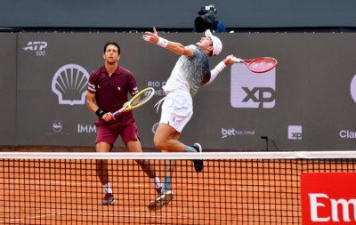 João Fonseca e Melo são campeões do Rio Open em jogo com presença de Agassi e definido na emoção