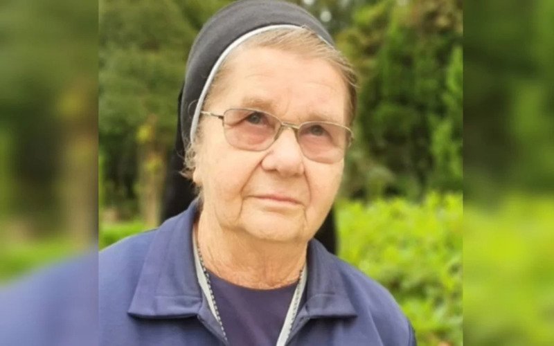 Freira Nadia Gavanski, de 82 anos, morta após homem invadir convento, no Paraná  | abc+