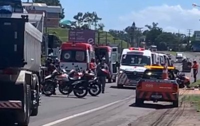 RS-240: Motociclista fica ferido após colisão com carro em São Leopoldo