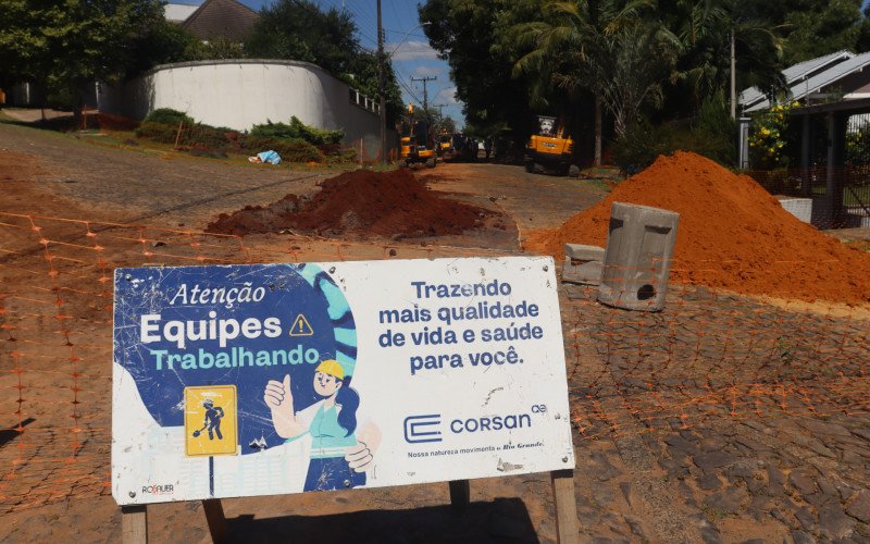 Corsan avança nas obras de esgotamento sanitário em Estância Velha
