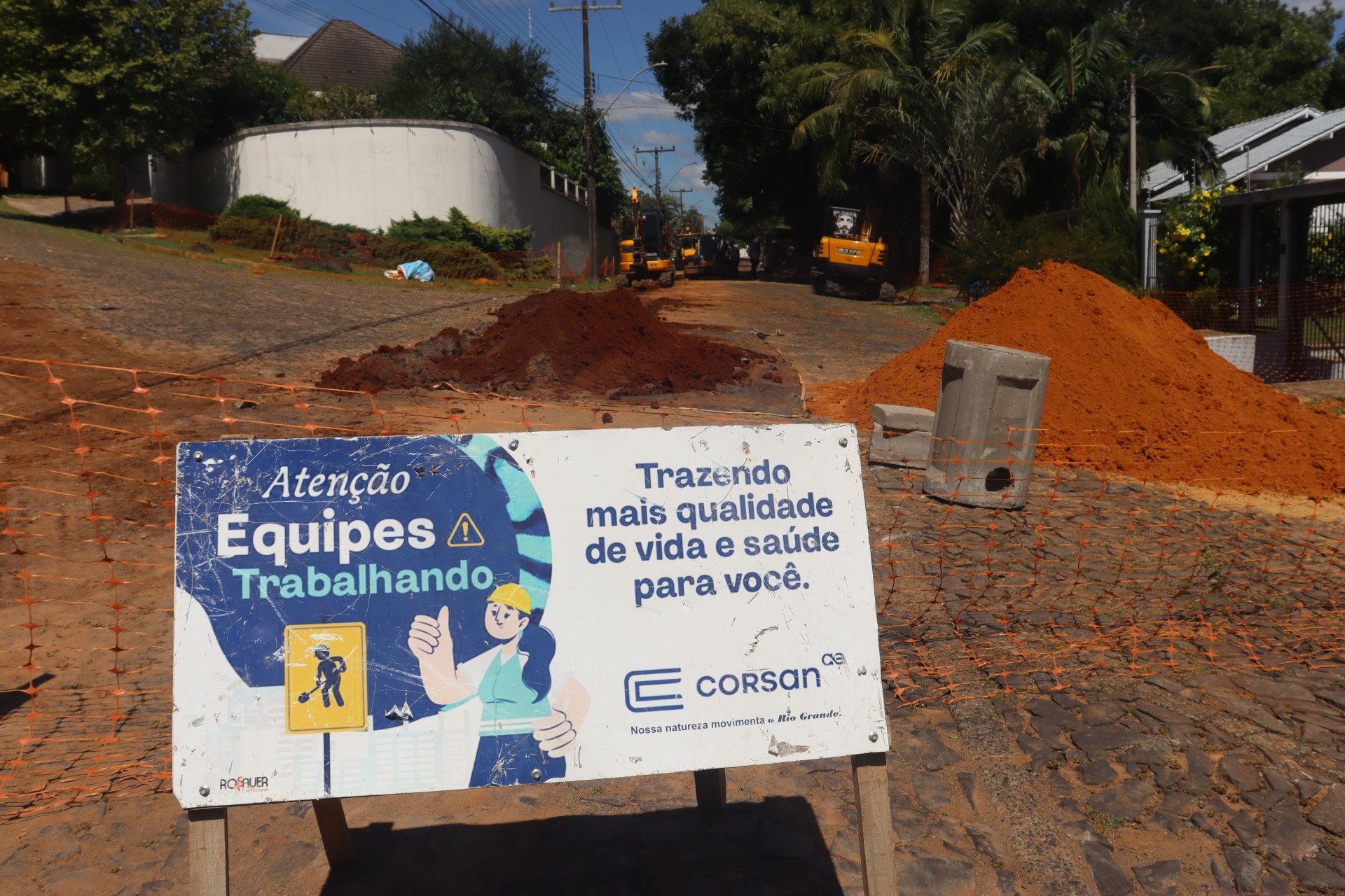 Corsan acelera obras para coleta de esgoto em cidades do Vale do Sinos