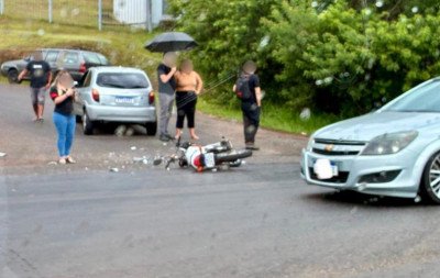 RS-239: Acidente com motociclista ferido deixa o trânsito lento no trecho de Novo Hamburgo