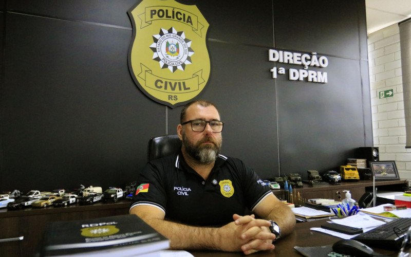 O delegado Anderson Spier esclareceu pontos da investigação para a imprensa nesta terça-feira (24) | abc+