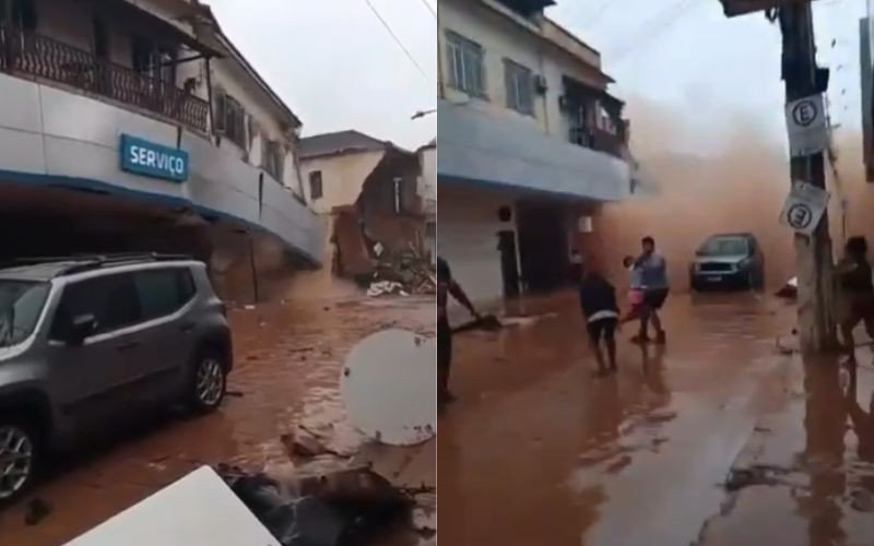 Prédio desmoronou por conta da chuva em Ubá | abc+