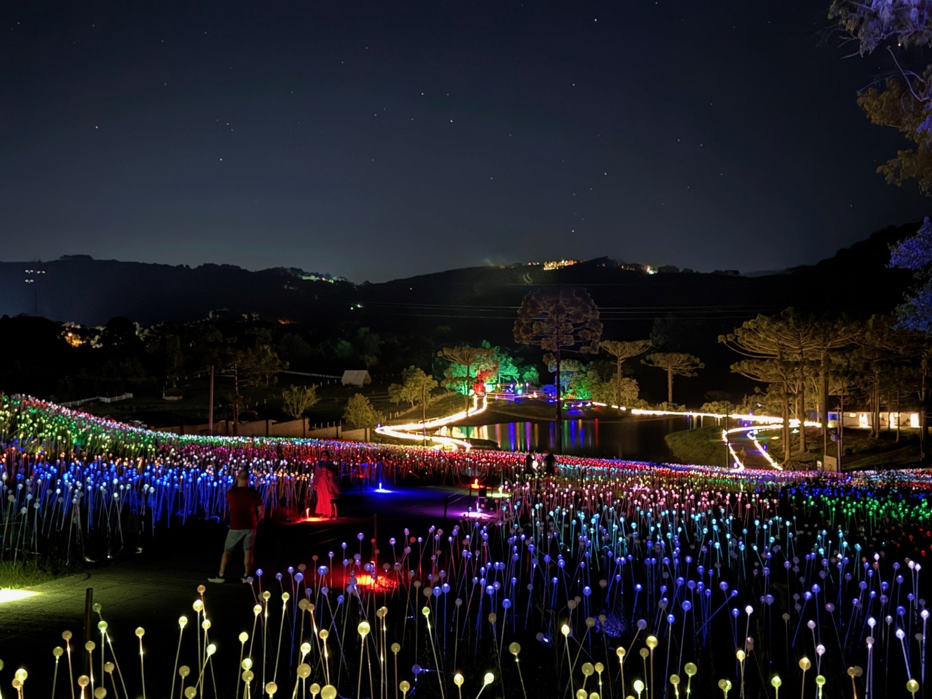 Parque imersivo com mais de 50 mil luzes em Gramado fará luau para contemplação das estrelas