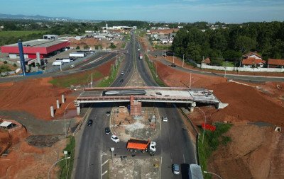 BR-386: Obra no viaduto do km 434 ultrapassa 86% em Nova Santa Rita