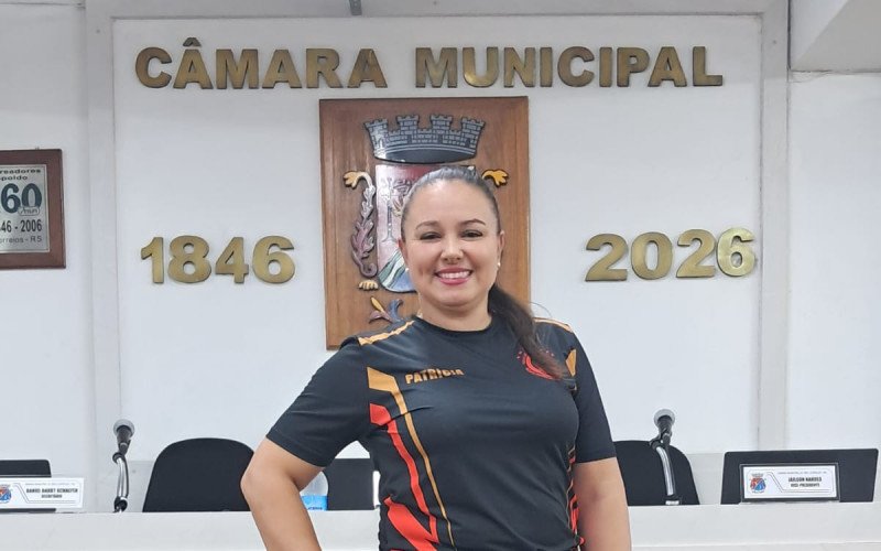 Atleta leopoldense Patrícia da Silva Marques, 39 anos, foi convocada para jogar pela seleção brasileira no Campeonato Mundial de Bolão
