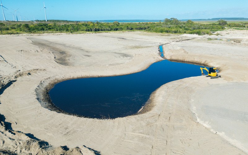Fase de obras da Lake Bairro Planejado | abc+