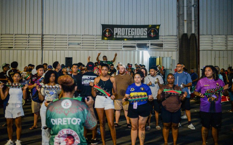 Ensaio da Protegidos no Porto Seco