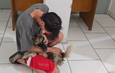 VÍDEO: Disputa por cadela desaparecida é resolvida com "teste de reconhecimento" em delegacia de polícia