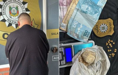 Traficante com tornozeleira eletrônica estava vendendo drogas em casa no Vale do Paranhana