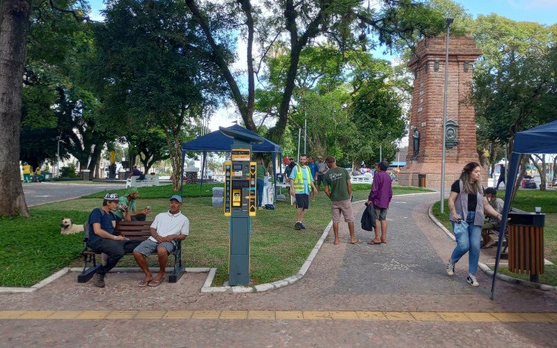 Praça do Imigrante de São Leopoldo recebeu Ação Verão Pop