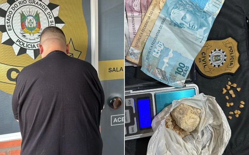 Traficante com tornozeleira eletr&ocirc;nica estava vendendo drogas em casa no Vale do Paranhana