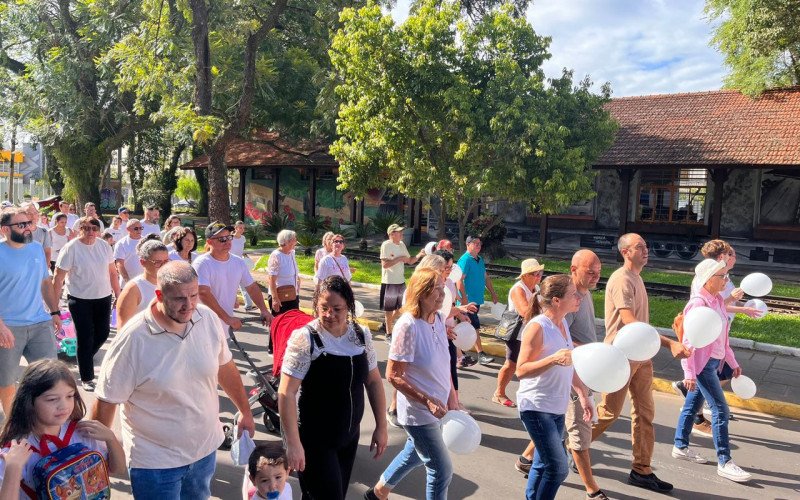 Caminhada da Família pela Paz inicia as comemorações dos 71 anos de Sapiranga