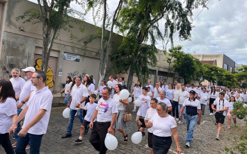 Caminhada da Família pela Paz inicia as comemorações dos 71 anos de Sapiranga