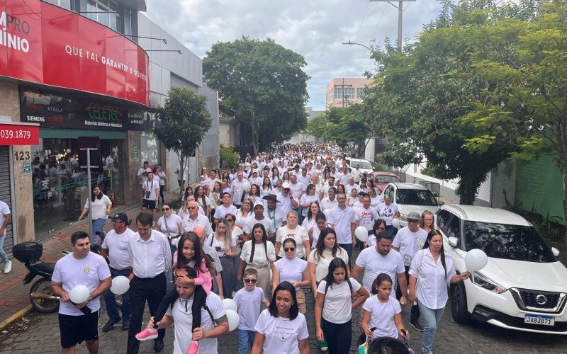 Caminhada da Família pela Paz inicia as comemorações dos 71 anos de Sapiranga