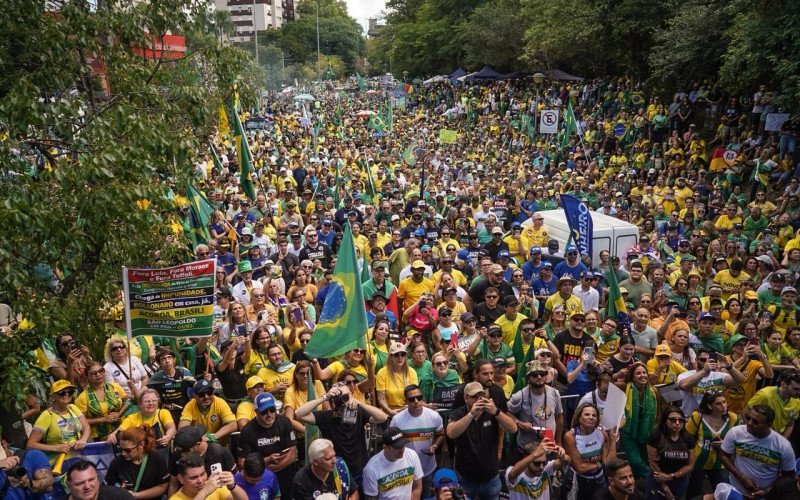 Discursos foram pautadas pela anistia aos participantes do 8 de janeiro, prisão domiciliar à Bolsonaro e contra Lula, Moraes e Toffoli | abc+