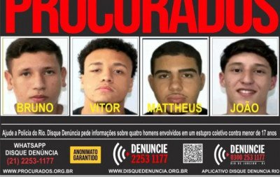 Estupro coletivo em Copacabana: Polícia procura por estudantes suspeitos e um deles seria ex-namorado da vítima