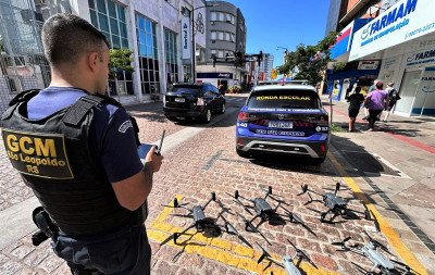 Drones reforçam segurança pública em São Leopoldo