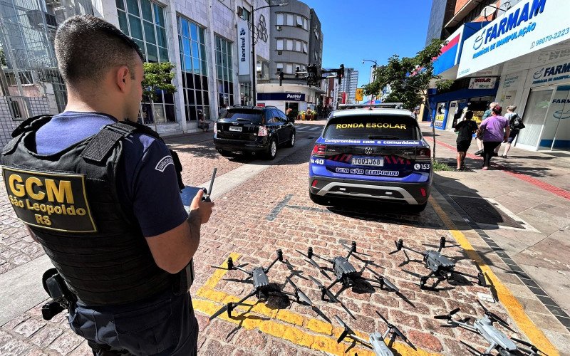 Drones refor&ccedil;am seguran&ccedil;a p&uacute;blica em S&atilde;o Leopoldo