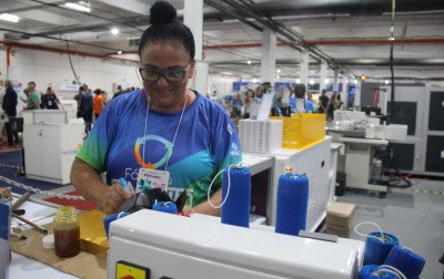 FIMEC: Veja fotos do primeiro dia da feira que movimenta o setor coureiro-calçadista