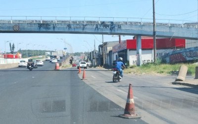 BR-116: rodovia apresenta vários trechos com estreitamento de pista nesta terça-feira