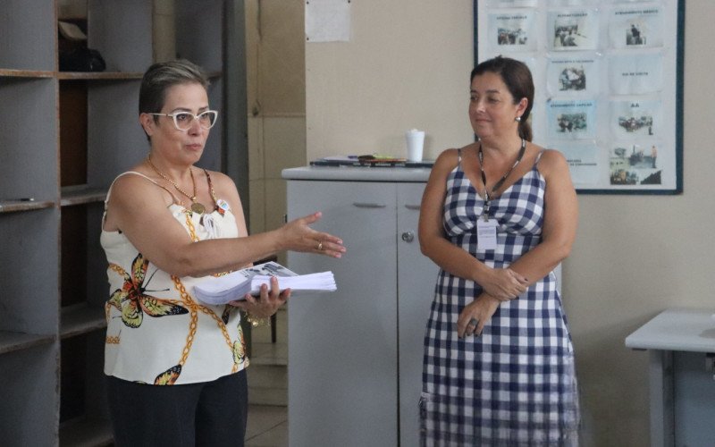 A a&ccedil;&atilde;o tamb&eacute;m conta com a participa&ccedil;&atilde;o das assistentes sociais Sandra e Rosana