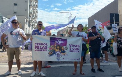Caminhada 8M pede pelo fim do feminicídio e da violência doméstica