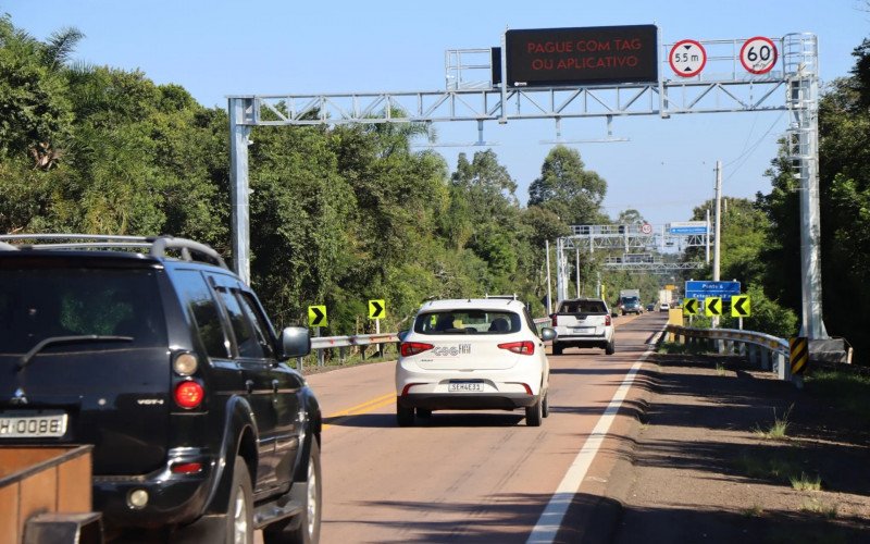Modelo de pedágios sem cancela tem seis pórticos no RS | abc+