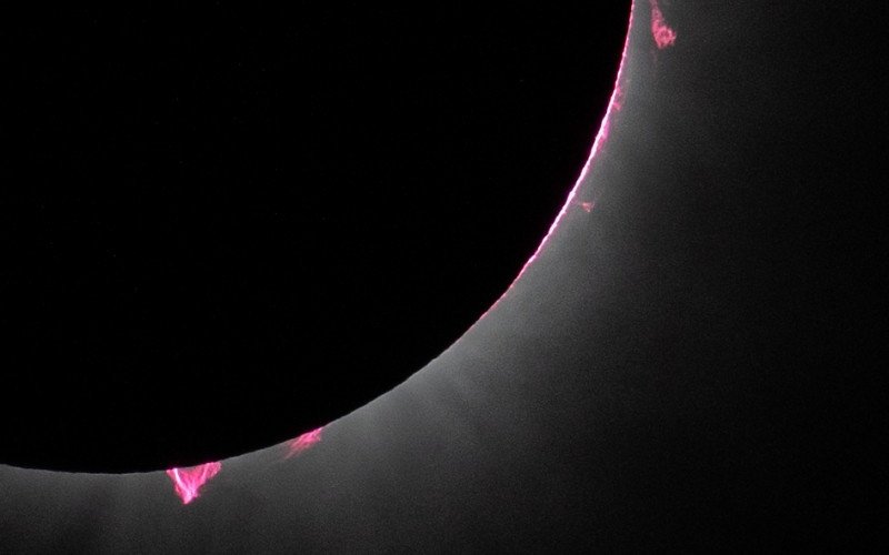 Eclipse solar total fotografado no Texas, EUA, em 2024 | abc+