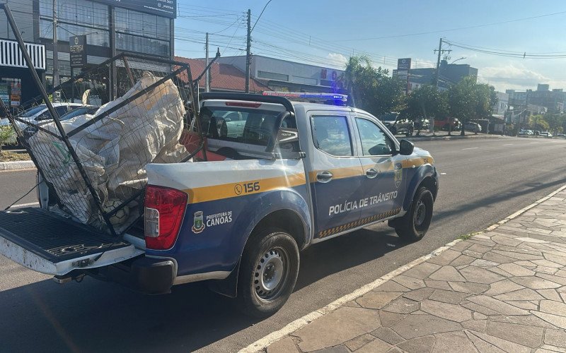 Equipamentos foram abandonados por suspeitos que fugiram ao perceber a aproximação da viatura | abc+