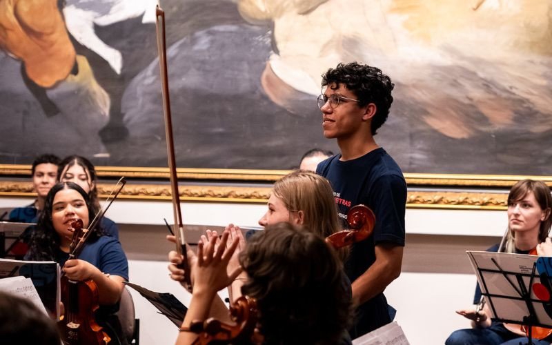 Mikael Machado, de Novo Hamburgo, foi aprovado no processo seletivo da Academia de Música Clássica da Orquestra Sinfônica de Porto Alegre (OSPA)