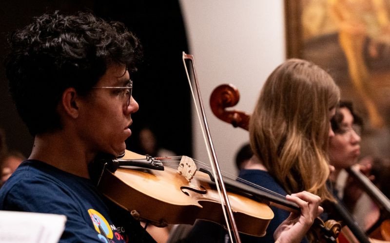 Mikael Machado, de Novo Hamburgo, foi aprovado no processo seletivo da Academia de Música Clássica da Orquestra Sinfônica de Porto Alegre (OSPA)