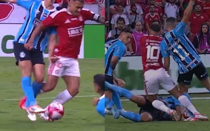 "Não tem esse calço", afirma ábitro do Gre-Nal, no áudio do VAR, sobre pênalti não marcado para o Inter | abc+