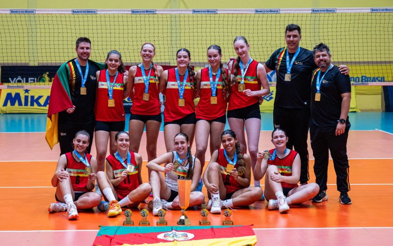 Seleção gaúcha de vôlei sub-16 | abc+