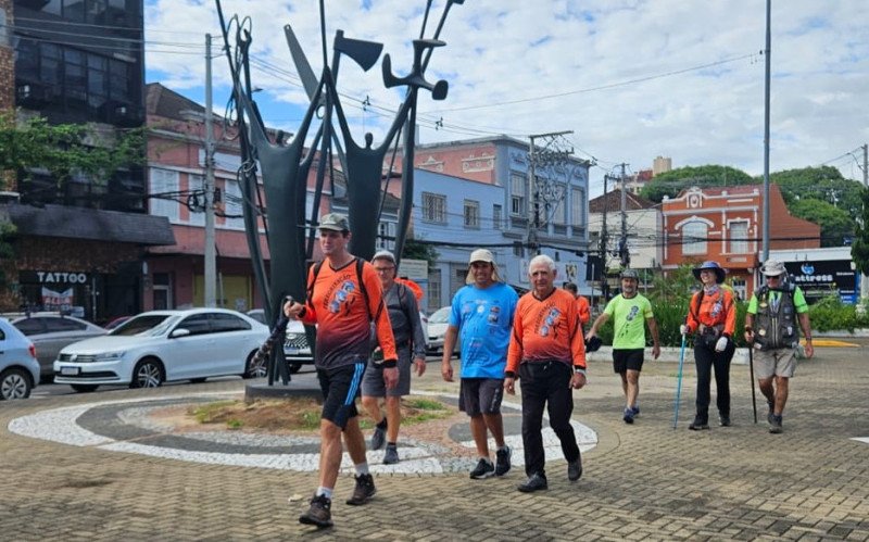 Peregrinos do Caminho do Sul passarão pela Igreja Matriz, no Centro de São Leopoldo