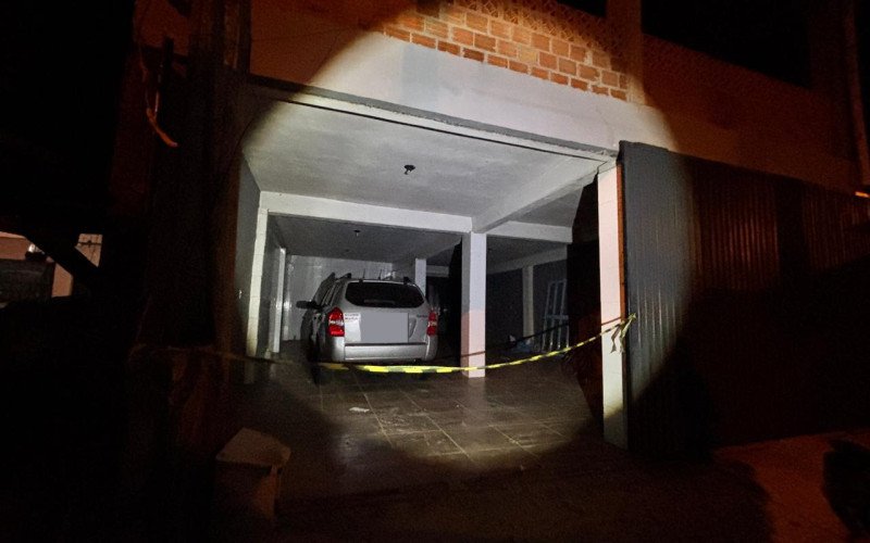 Residência onde ocorreu o tiroteio