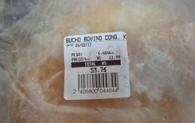Carne vencida desde 2017 é encontrada em apreensão de 8 toneladas de alimentos