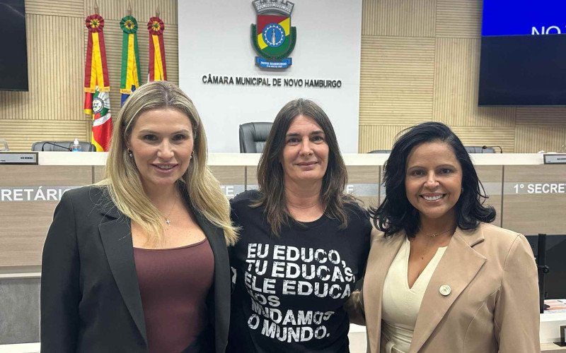 Daia Hanich (MDB), Professora Luciana Martins (PT) e Deza Guerreiro (PP) | abc+