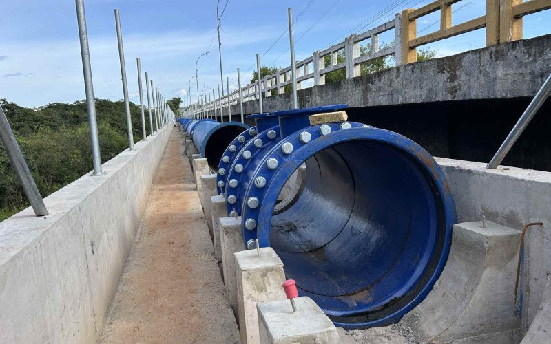 Instalação de adutora na Estrada da Integração Leopoldo Petry está prestes a ser concluída | abc+