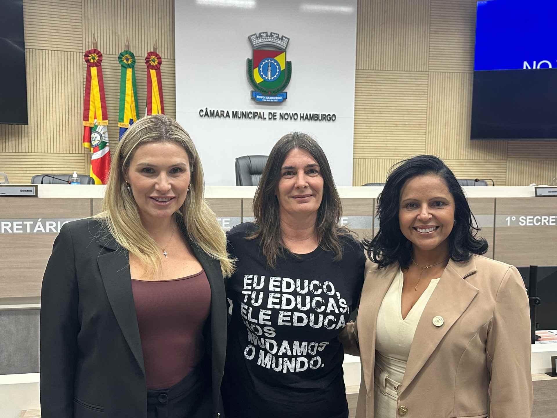 Bancada feminina apresenta projetos para combater viol&ecirc;ncia contra a mulher em Novo Hamburgo