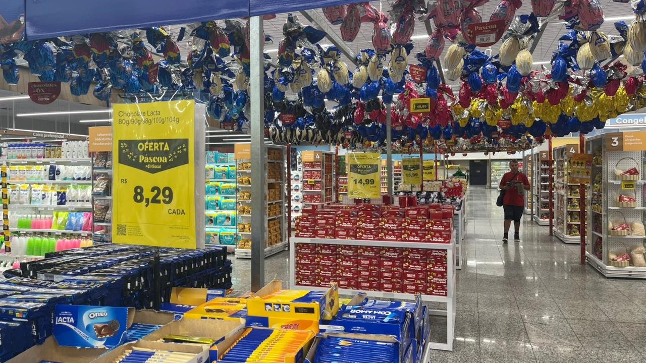 Chegada da P&aacute;scoa mobiliza com&eacute;rcio para vendas de chocolates e decora&ccedil;&atilde;o
