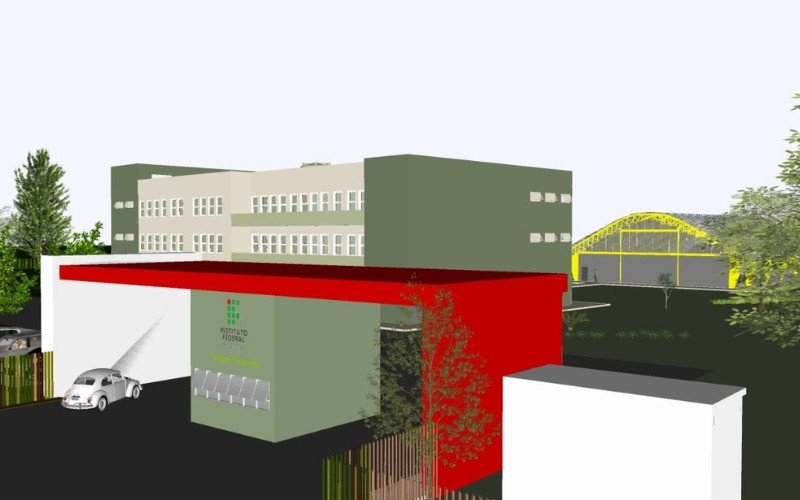 Campus terá 5,5 mil metros quadrados construídos