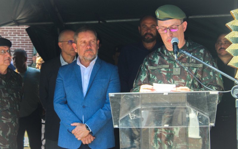 Inauguração da 8ª Companhia de Engenharia de Combate do Exército Brasileiro em São Leopoldo ocorreu na manhã desta quinta-feira (12)