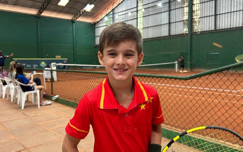Bernardo Taffarel, de 8 anos, representa a Sociedade Ginástica NH na competição | abc+