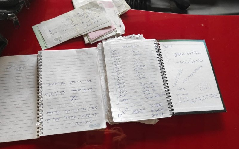 Suspeito de agiotagem e extorsão é preso com R$ 8,5 mil em espécie e caderno com anotações de vítimas em Portão 
