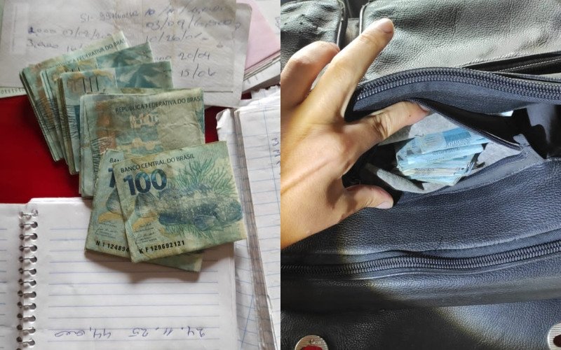 Suspeito de agiotagem e extorsão é preso com R$ 8,5 mil em espécie e caderno com anotações de vítimas em Portão 
