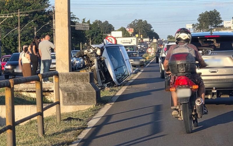 Acidente na RS-239 no fim da tarde desta sexta-feira (13) | abc+