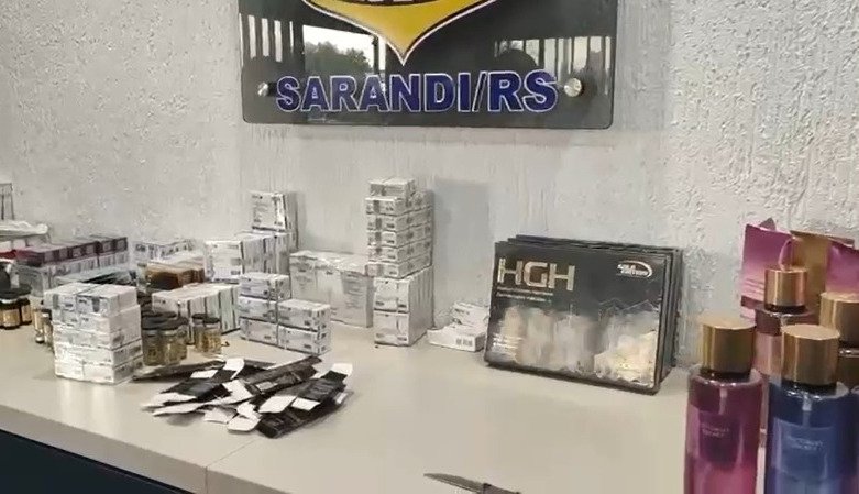 Casal de Taquara &eacute; preso com anabolizantes e canetas emagrecedoras do Paraguai